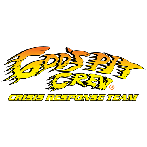 The "God's Pit Crew Crisis Response Team" business logo