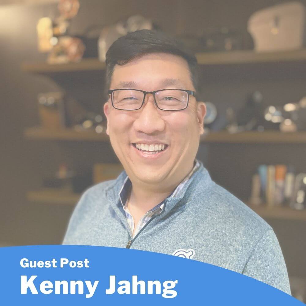Kenny Jahng; Asian man with glasses smiling