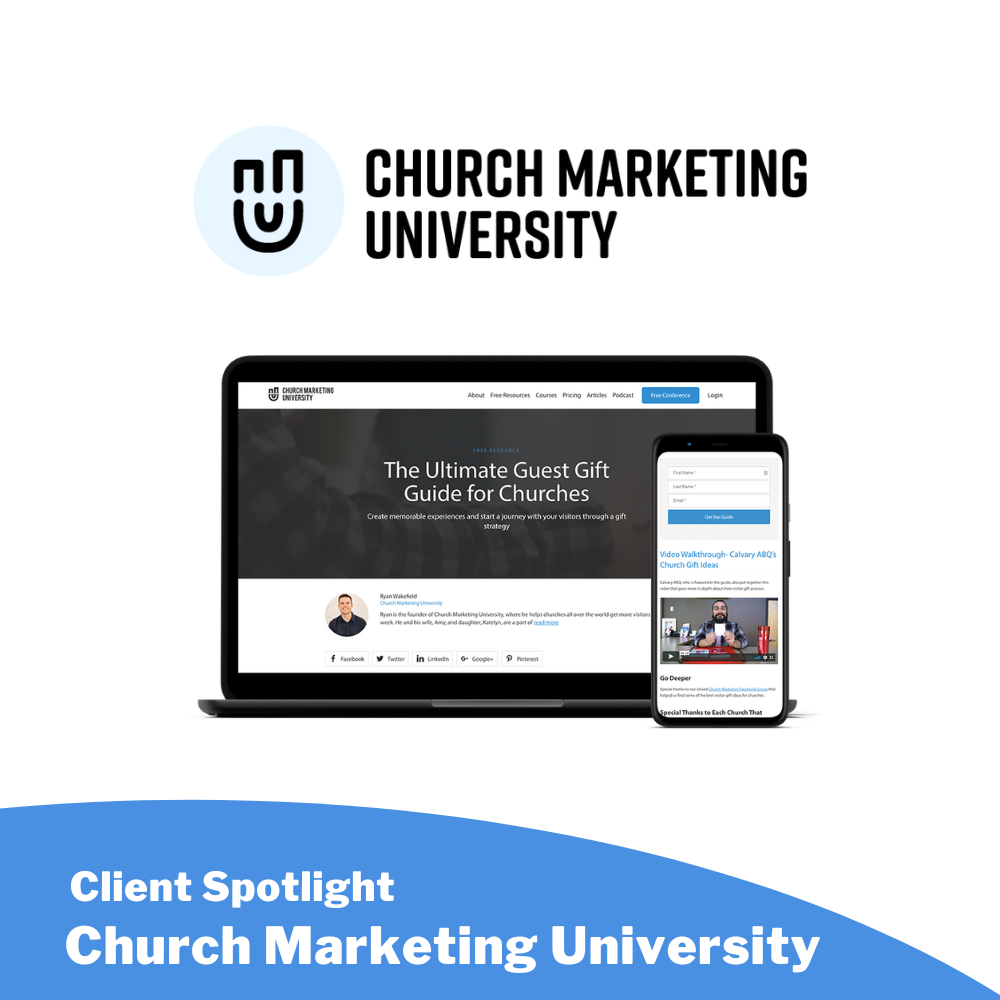 Church Marketing University client spotlight featured image